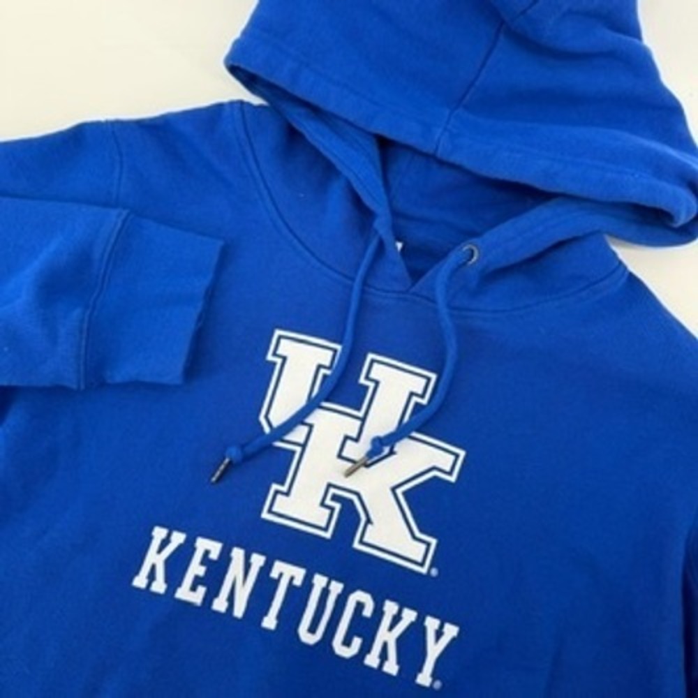 Top of the World Kentucky Wildcats Hoodie XL Blue Pullover UK Logo Sweatshirt